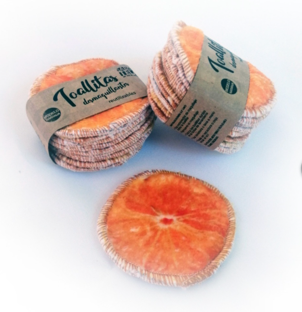 Toallitas desmaquillantes naranja