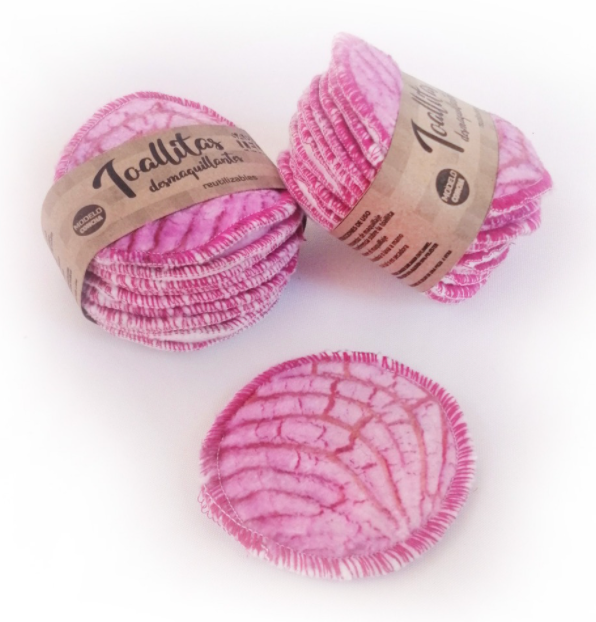 Toallitas desmaquillantes concha fresa
