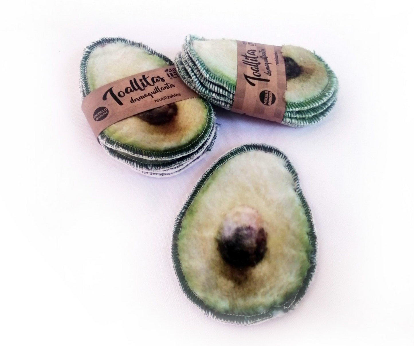 Toallitas desmaquillantes aguacate