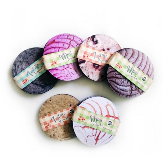 Porta vasos conchas y tortillas